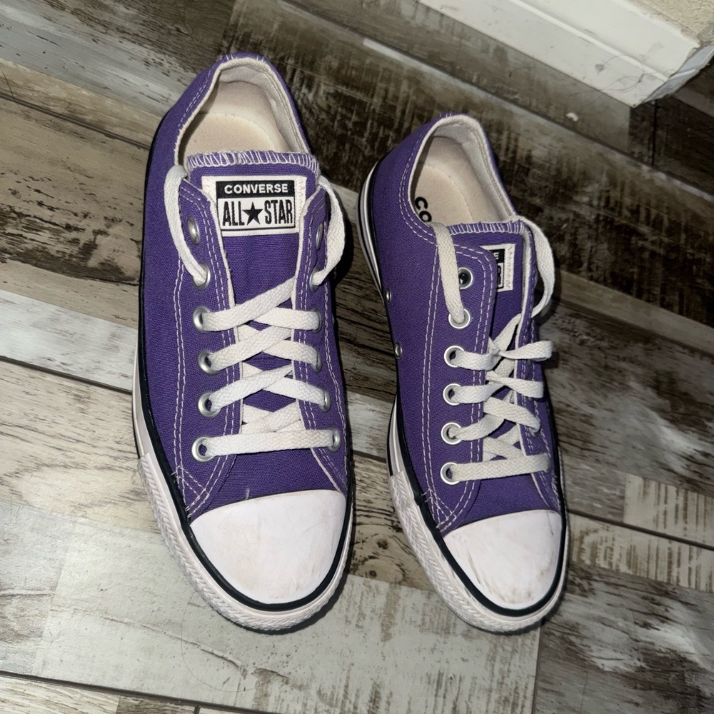 Women Converse Purple Sneakers